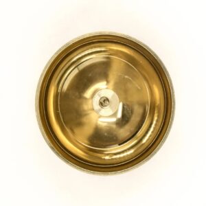 4-piece aluminum herb grinder on a neutral background